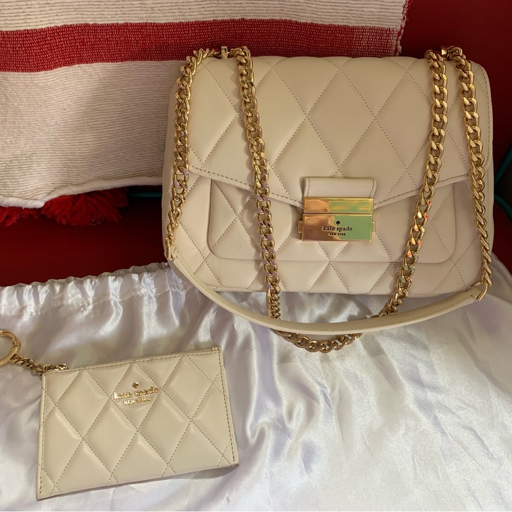 Kate Spade Carey Small Flap Shoulder Bag and Wallet